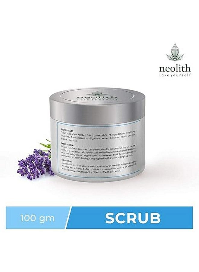 SHYRC Lavender Skin Polishing Face Scrub with Vitamin E and Almond oil (100gm) for Gentle Exfoliation and Tan Removal | Removes White heads, Black heads, Brightens skin, Removes excess oil | D Tan scrub, Lip scrub, Deep cleansing, Skin Revitalizing | For Dry/Normal Skin | Organic | Paraben, Silicon, Mineral oil & SLS Free | For Men & Women - Image 5