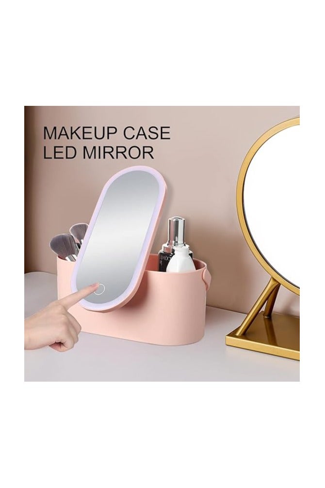Professional Portable Makeup Bag with LED Lighted Mirror for Easy Makeup - Image 5