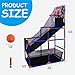 Nattork Arcade Basketball Game Set with 4 Balls and Hoop Kids Basketball Hoop Indoor Outdoor Sports Toy Gifts for Kids Boys Girls 38 Years Old Air Pump Included Ideal for Gifts - Image 4