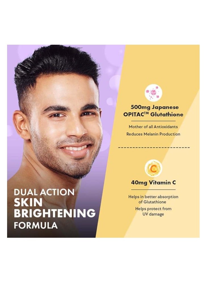 NUTRIX Chic nutrix Glow- 10 Effervescent Tablets| Japanese Glutathione & Vit. C| Antioxidants for clear, glowing skin| Sugar-free, Strawberry-lemon flavour. - Image 5