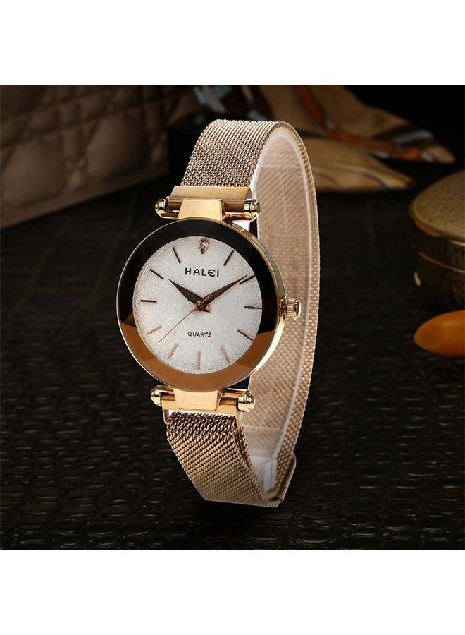 HALEI Harley 6010 Quartz Light Luxury Ladies Watch - Image 1