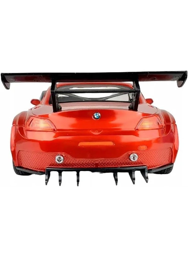 The Toys Home Licensed 1:14 RC Sports Car – BMW Z4 GT3 Style, Full‑Function Remote Control, USB Rechargeable 6V Battery Pack, LED Head/Tail Lights, 2.4GHz Controller, Gift Window Box – Kids & Adults Ages 6+ - Image 2