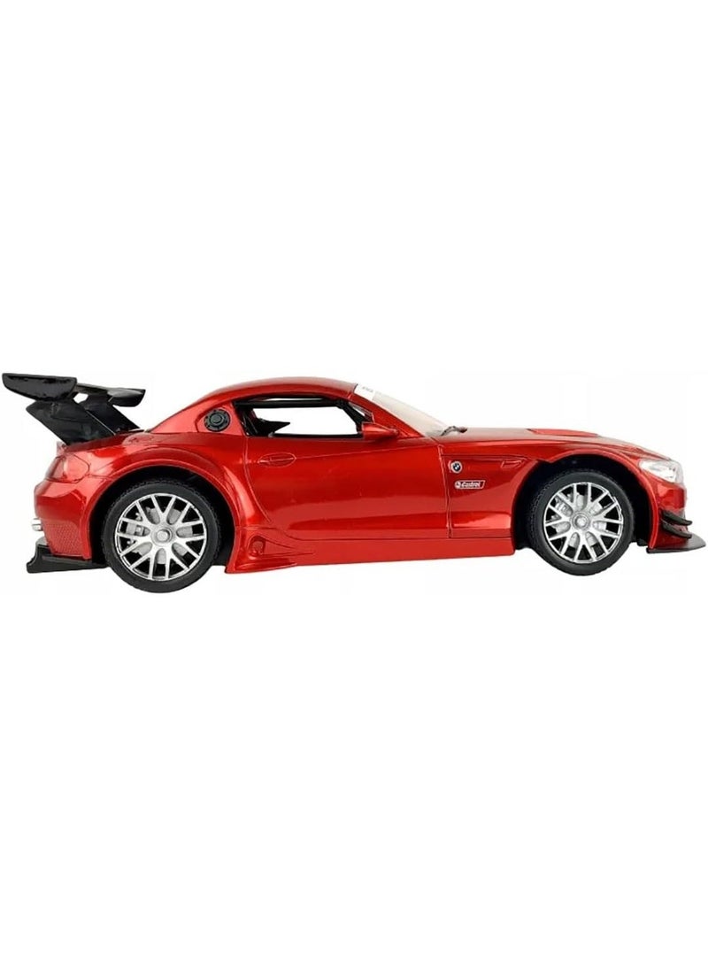 The Toys Home Licensed 1:14 RC Sports Car – BMW Z4 GT3 Style, Full‑Function Remote Control, USB Rechargeable 6V Battery Pack, LED Head/Tail Lights, 2.4GHz Controller, Gift Window Box – Kids & Adults Ages 6+ - Image 4
