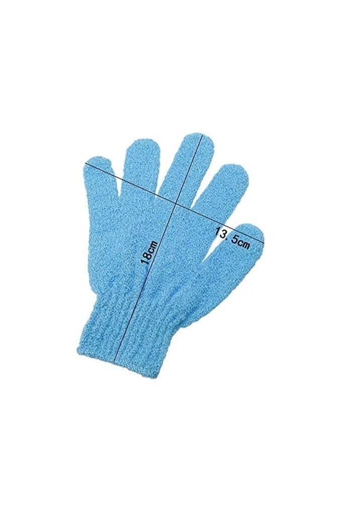 8 Pieces (4pairs) Exfoliating Gloves, Premium Scrub Wash Mitt for Shower, Spa, Massage and Body Scrubs, Spa Exfoliation Accessories for Men and Women (Multicolour) - Image 4