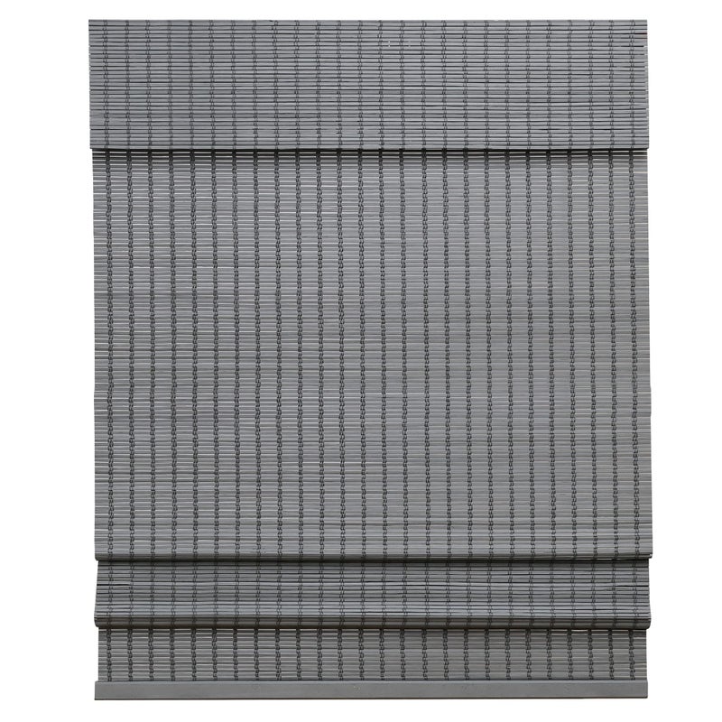 LazBlinds LazBlinds Cordless Bamboo Roman Shades Light Filtering Window Treatment Roll Up Bamboo Blinds for Windows 34 W x 60 H
