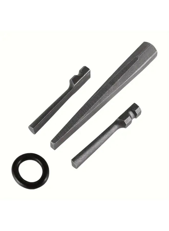 6 Pcs Masonry Chisel Set with Metal Wedge and Feather Shims for Concrete Rock Stone Splitting - Image 4