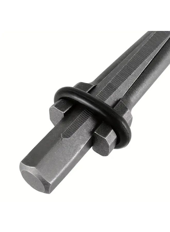 6 Pcs Masonry Chisel Set with Metal Wedge and Feather Shims for Concrete Rock Stone Splitting - Image 3