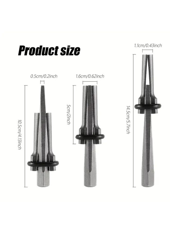 6 Pcs Masonry Chisel Set with Metal Wedge and Feather Shims for Concrete Rock Stone Splitting - Image 2