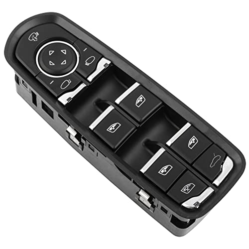 Boxi مفتاح نافذة الطاقة الجانبية للسائق من BOXI يناسب بورش كايين 2011-2014 / بورش باناميرا 2010-2015 / بورش ماكان 2015 | يحل محل # 7PP959858RDML 7PP959858KDML 7PP959858HDM - Image 1