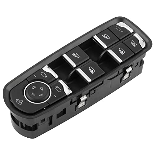 Boxi مفتاح نافذة الطاقة الجانبية للسائق من BOXI يناسب بورش كايين 2011-2014 / بورش باناميرا 2010-2015 / بورش ماكان 2015 | يحل محل # 7PP959858RDML 7PP959858KDML 7PP959858HDM - Image 2