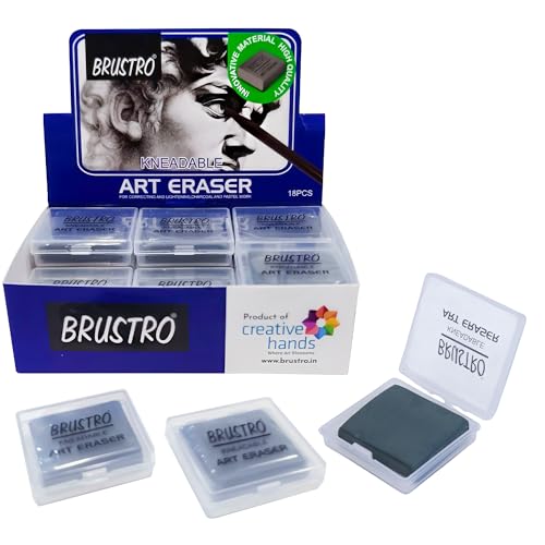 BRUSTRO kneadable Art Eraser Pack of 18 - Image 1
