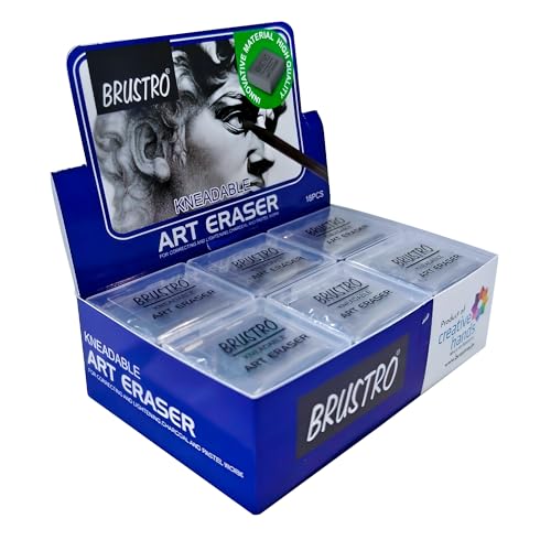 BRUSTRO kneadable Art Eraser Pack of 18 - Image 4