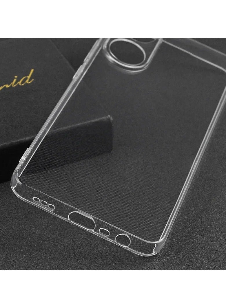 Soft TPU Silicone Gel Transparent Camera Protect Case Back Cover For Oppo A78 4G