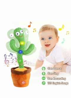 NIBEMINENT Kids Dancing Talking Cactus Toys for Baby Boys and Girls, Sunny Toy Electronic Plush Singing, Record Repeating What You Say with 120 Songs LED Lighting Home Decor  - Image 2