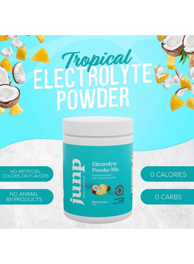 JUNP JUNP Electrolytes Powder No Sugar No Carbs - Pina Colada Coconut Pineapple Keto Electrolyte Drink Mix - Potassium & Salt Hydration Powder Electrolytes - Zero Calorie Sugar Free Electrolyte Powder 90ct - Image 1