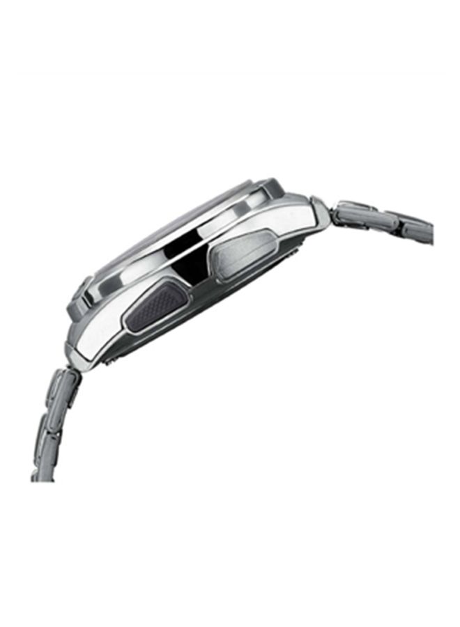 كاسيو ساعة يد كاجوال كوارتز بعقارب طراز AQ-180WD-2AVDF - مقاس 44 مم - لون فضي رجال - Image 3