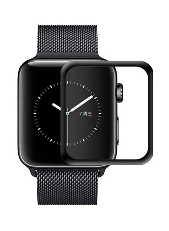 Beauenty 5D Tempered Glass Screen Protector For Apple Watch 44mm Clear/Black