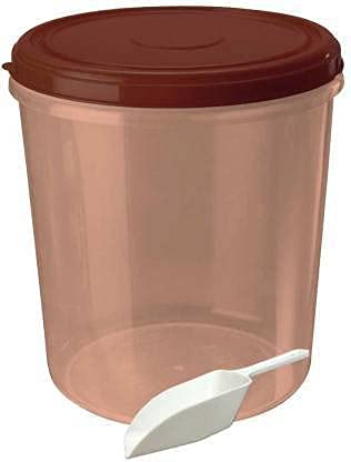 AIR O MATIC AIR O MATIC Kitchen Grocery Storage Container comboBPAFree Dispenser Air Tight Box for Fridge Multipurpose usages 10 Kg With Scoop 2 pcs Brown  - Image 2