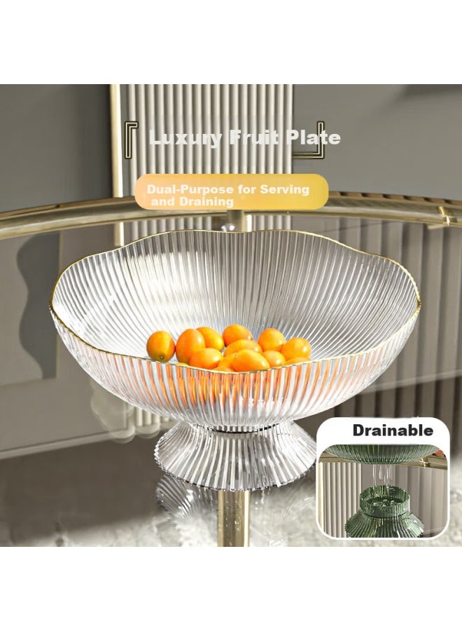 Dipple Deepul Fruit Plate For Home Living Room Coffee Table Fruit Tray Snack Tray Candy Nut Bowl Light Luxury Minimalist - Image 3