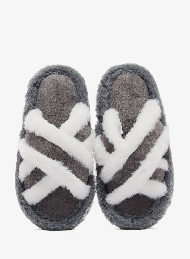 Ginger Printed Cozy Bedroom Slippers - Image 4