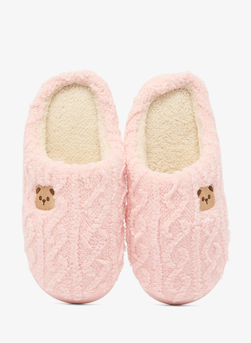Ginger Printed Cozy Bedroom Slippers - Image 4