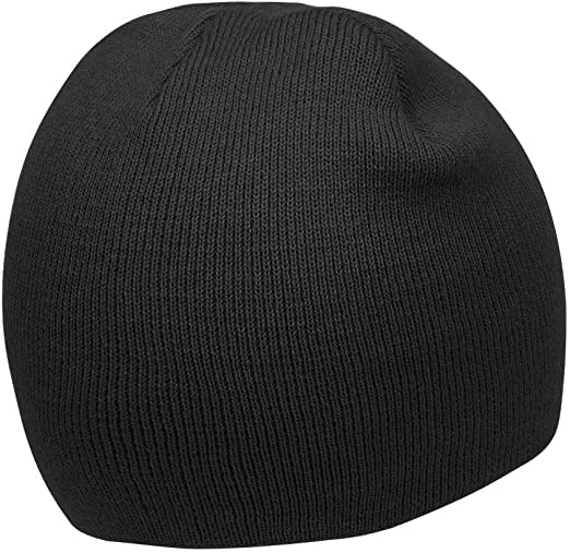 Creature Solid Winter Short Woolen Caps (Black) - Image 3