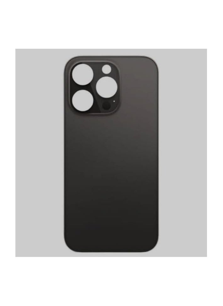 Generic - ٌReplacement Back Glass iphone 14 pro space black - Image 1