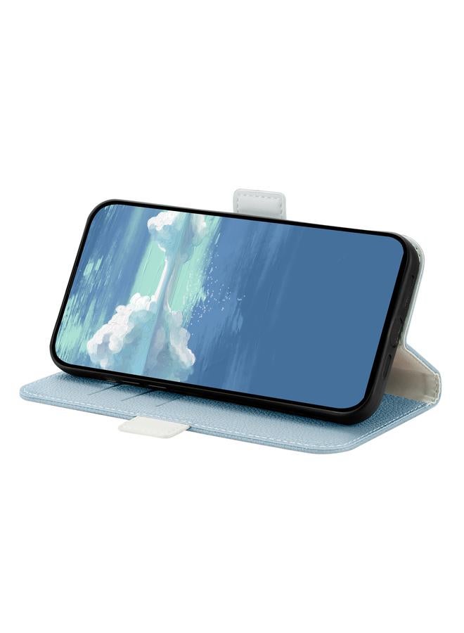 زبون جراب لهاتف iPhone 12 mini مصنوع من الجلد بلون الحلوى وملمس الليتشي - Image 5