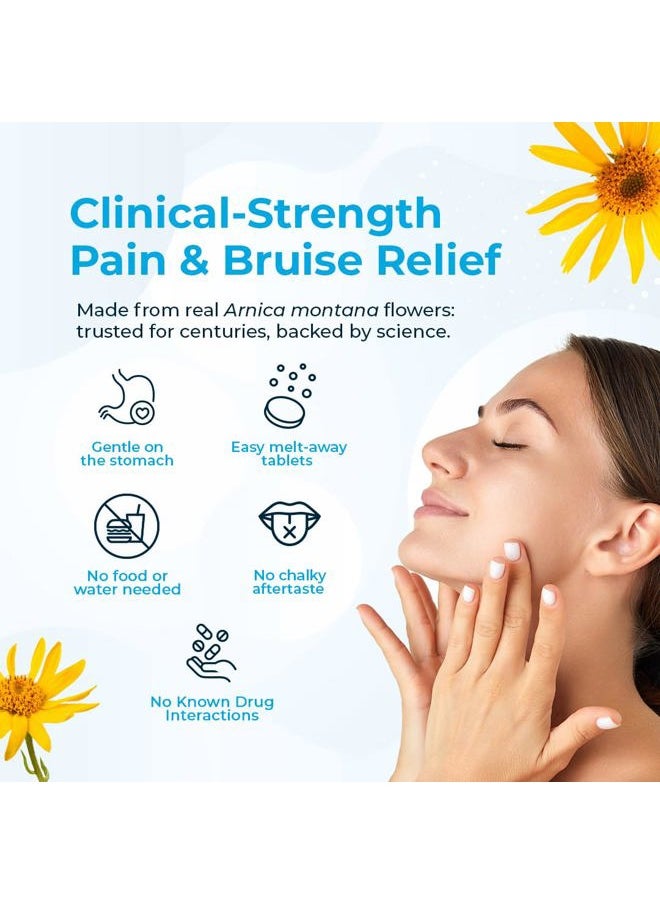 VitaMedica - Arnica Montana 30X HPUS, Clinical Grade, Quick Dissolve Tablets, Five-Day Recovery Pack for Pain and Bruise Relief After Surgery or Injury, Natural Healing, Gentle on the Stomach - 30 Count - Image 1