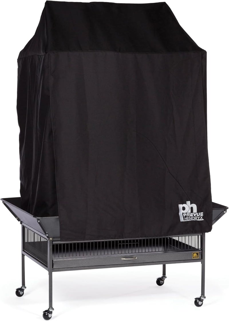 PH Prevue Hendryx Large Bird Cage Cover - Black, 36" L x 24" W x 49" H - Image 1