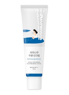 Round Lab ROUND LAB Birch Juice Moisturizing Sunscreen (SPF50+ PA++++) | A moisturizing sunscreen, No White Cast, Strong UV Protection, Moist Essence Type, Ocean Friendly-Reef Safe (1.69fl.oz)  - Image 1