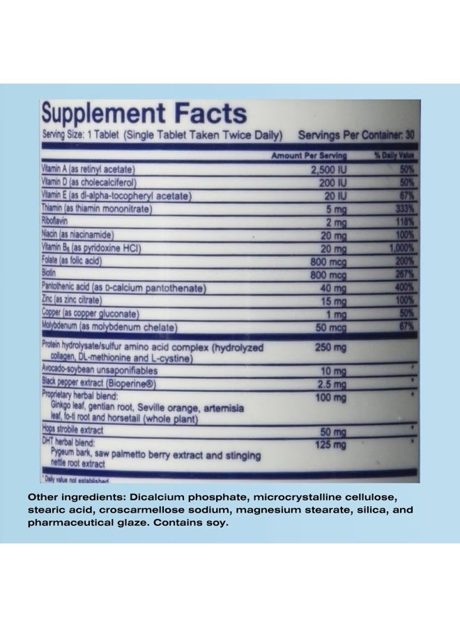 Mediceuticals Therapro Hair Gain Supplement for men & women - 60 Tablets - Image 2