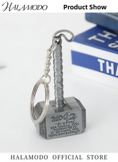 HALAMODO Key Chain Heavy Duty Keychain Hammer Keychain Alloy Keychain Key Ring Hammer Model Keychain Exquisite Gifts for Men & Women & Teens  - Image 4
