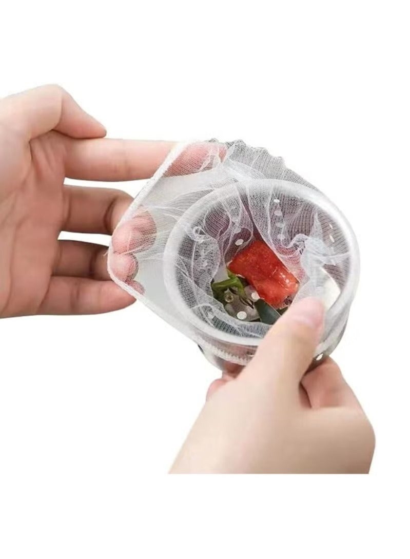 200pcs Disposable Mesh Garbage Bags Kitchen Sink Strainer for Collecting Kitchen Food Scraps and Waste Remnants - Image 2