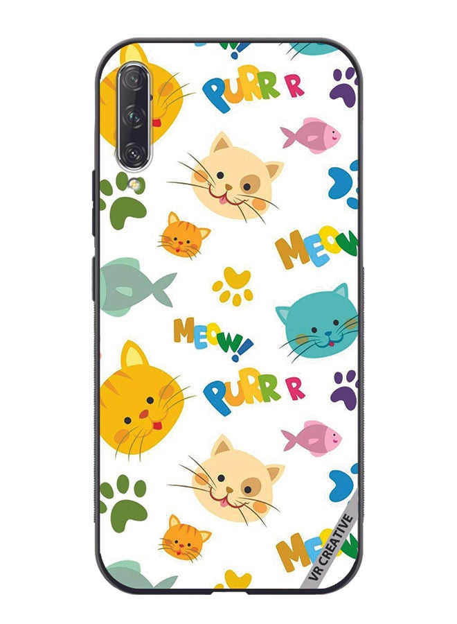 VR CREATIVE Protective Case Cover For Huawei Nova Y9S Meow Design Multicolour - Image 1