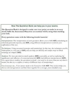 The Quotation Bank: Othello A-Level Revision and Study Guide for English Literature  - Image 3