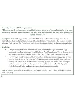 The Quotation Bank: Othello A-Level Revision and Study Guide for English Literature  - Image 2