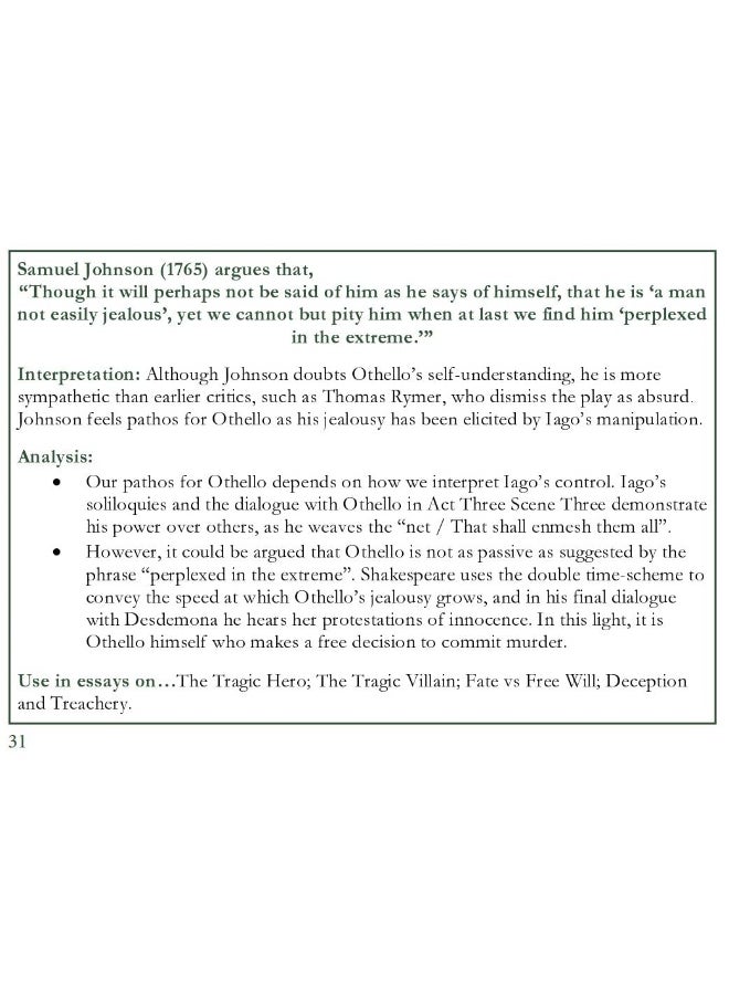 null - The Quotation Bank: Othello A-Level Revision and Study Guide for English Literature - Image 1