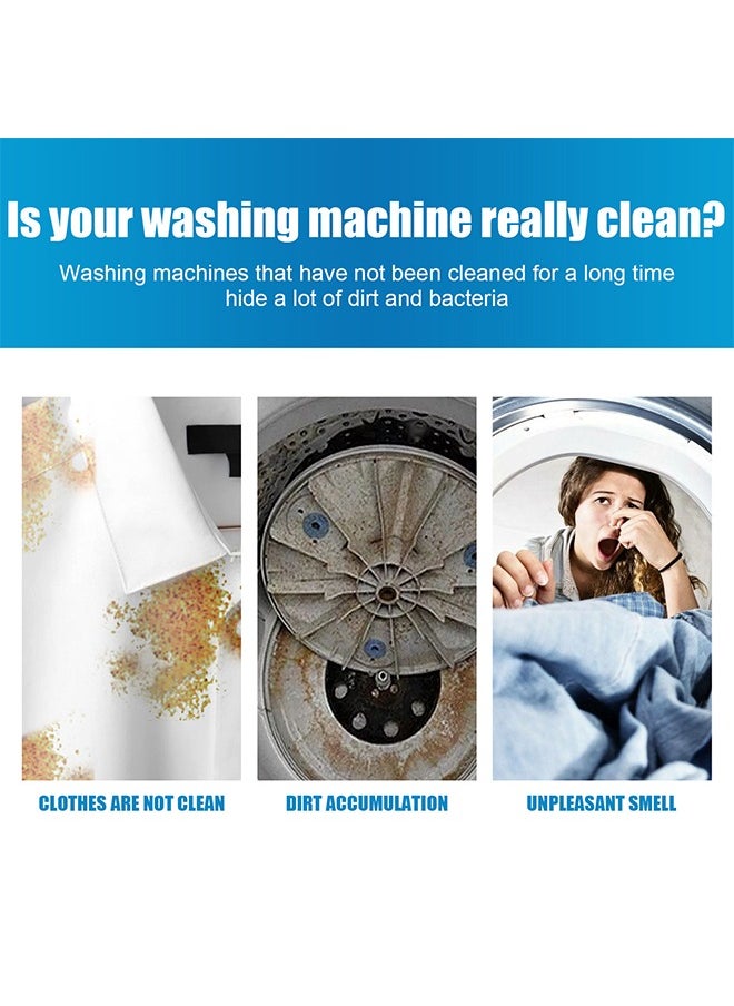 Jaysuing Washing Machine Cleaner， Effervescent Tablets, Washing Machine Cleaner Descaling Agent, Deep Cleaning Tablets, Suitable for Washing Machine Cleaning，Sterilization，Dirt removal 12PCS  - Image 2