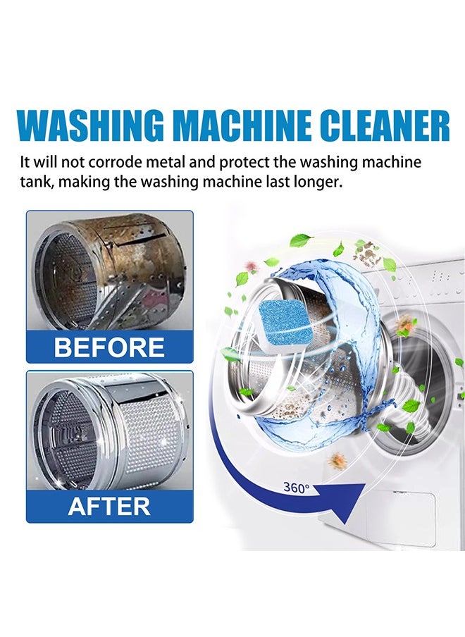 Jaysuing Washing Machine Cleaner， Effervescent Tablets, Washing Machine Cleaner Descaling Agent, Deep Cleaning Tablets, Suitable for Washing Machine Cleaning，Sterilization，Dirt removal 12PCS  - Image 3