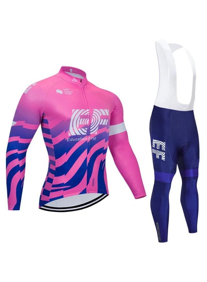 KUYING Men's And Women's Long Sleeved Thin Mountain Bike Riding Suit Set  - Image 1