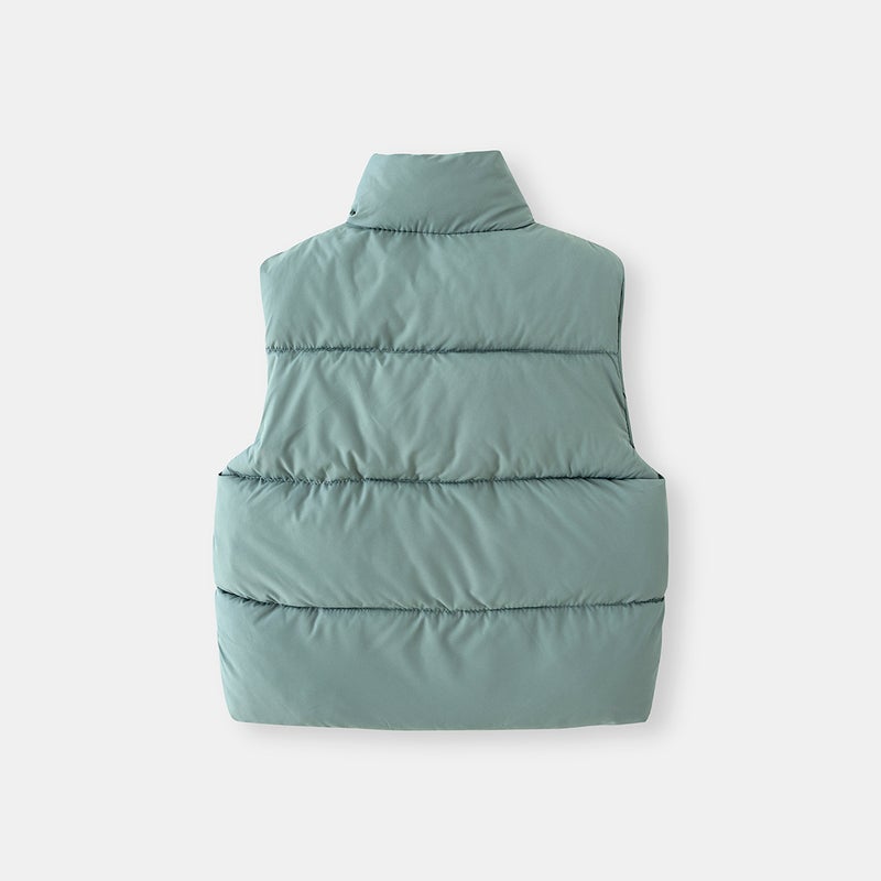 Boys' Winter Vest Korean Style Children'S Zip-Up Vest Baby Thickened Cotton Coat - Image 4