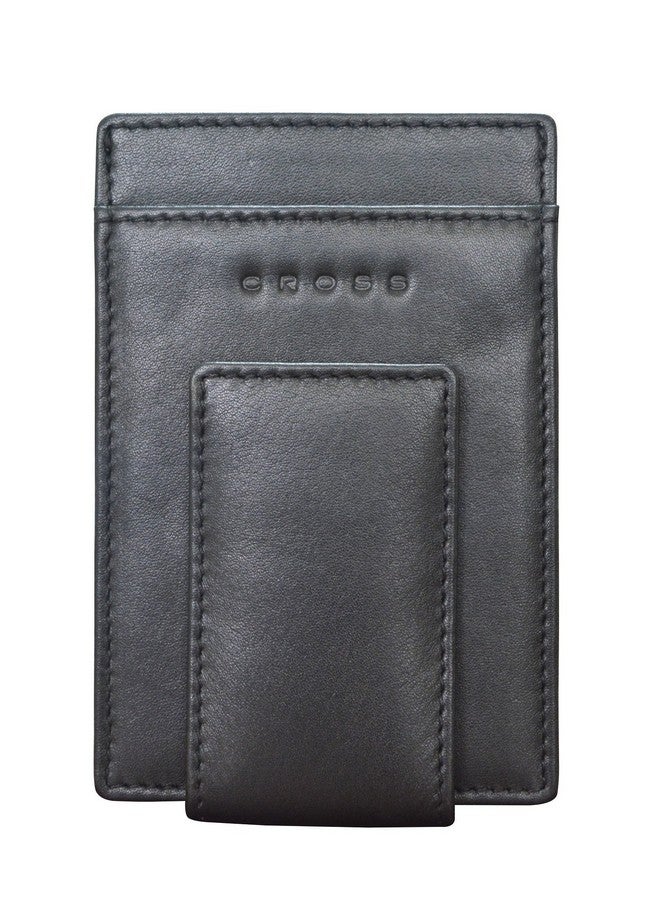 Cross مشبك نقود جلد أسود كلاسيكي للرجال (AC018399N-1) - Image 2