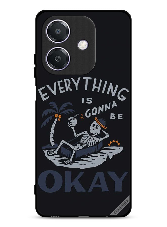 Covernex Oppo A3x 5G Protective Case Cover Everything Is Gonna Be Ok - Image 1