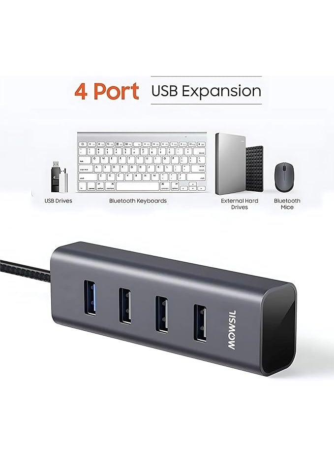 Mowsil 4-Port USB 3.0 Hub - Image 3