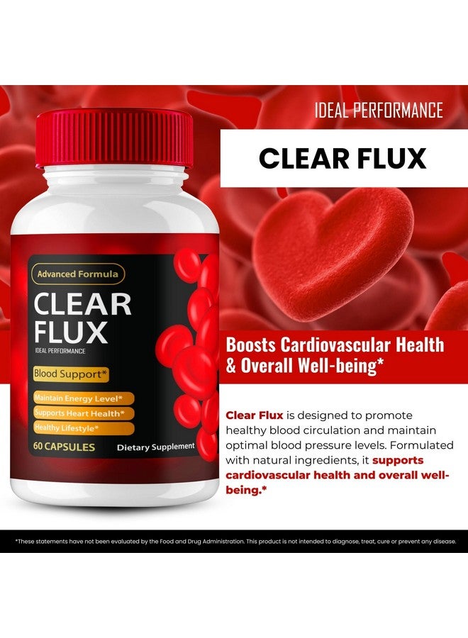 IDEAL PERFORMANCE Clear Flux Supplement, Super Boost Clear Flux Supplement, Clear Flux Pills, Official Formula, Premium Support to Maintain Stable Levels & Healthy Circulation, Clear Flux Health Reviews (2 Pack) - Image 4
