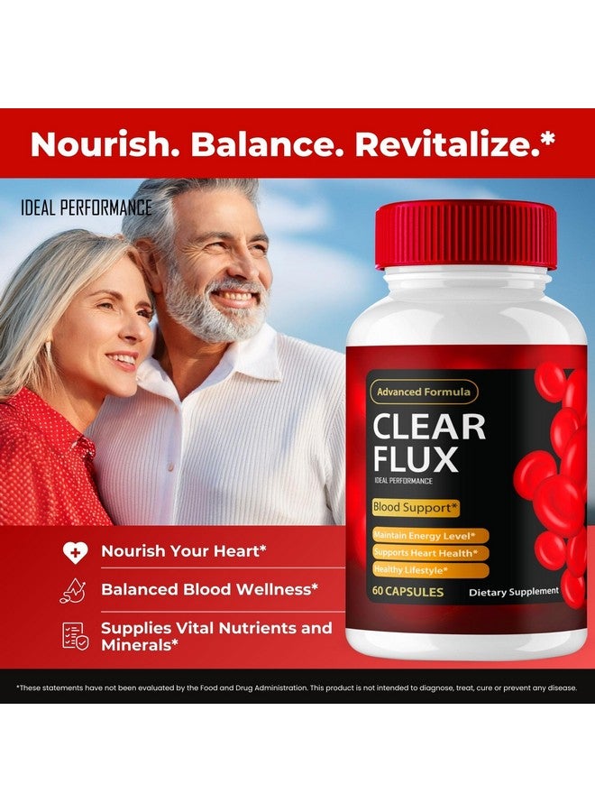 IDEAL PERFORMANCE Clear Flux Supplement, Super Boost Clear Flux Supplement, Clear Flux Pills, Official Formula, Premium Support to Maintain Stable Levels & Healthy Circulation, Clear Flux Health Reviews (2 Pack) - Image 5