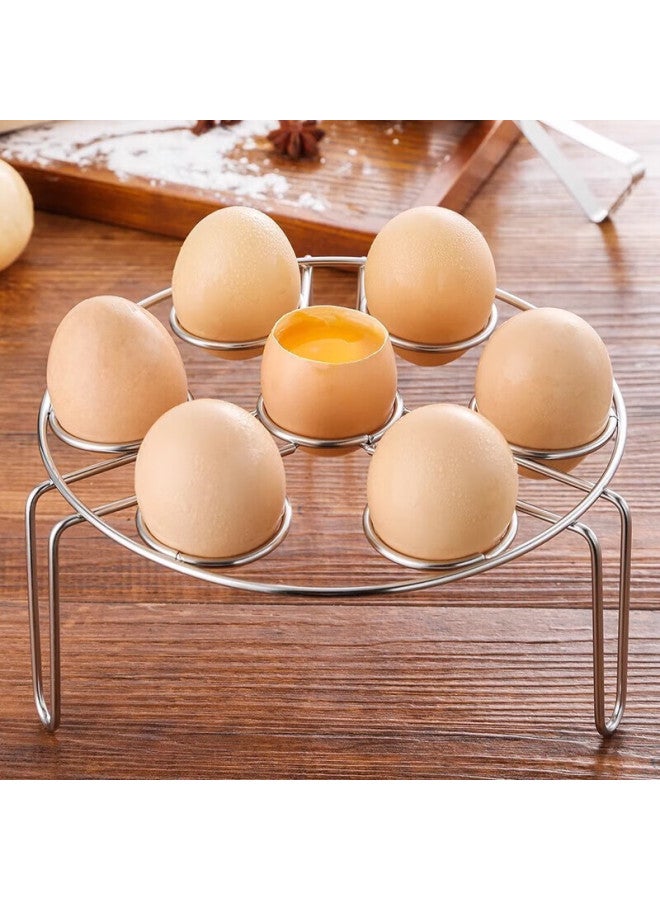 High-efficiency Kitchen Essential 7-hole Special Egg Steaming Rack Non-stick Heat Insulation Thickened 304 Stainless Steel Durable Multi-layer-Specifications:Egg Rack ]  - Image 5