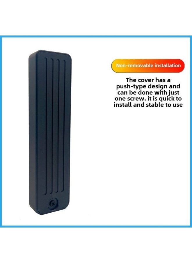 Generic Type-c3.1 Aluminum Alloy Mobile Solid State Drive Heat Dissipation Fast High-speed Transmission Dual Protocol 10G Hard Disk Box Tool-Color:Graphite Color  - Image 5