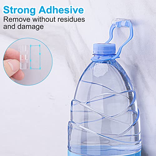 TidyHelper Cable Clips Clear (Large, 26PCS), Heavy Duty Extension Cord Clips Wall, Adhesive Wire Holders Clips Electric Wires Cord Organizer, Powre Cable, PC, Ethernet, TV-Coax, LED Light Clips - Image 3